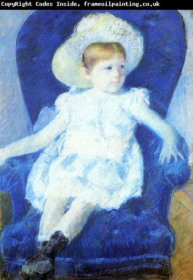 Mary Cassatt Elsie in a Blue Chair